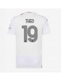 AC Milan Theo Hernandez #19 Venkovní Dres pro Dámské 2023-24 Krátký Rukáv